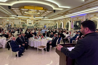 BAŞKAN ÖZTEKİN PRİZREN’DE RUMELİ TÜRKLERİYLE  AYNI SOFRAYI PAYLAŞTI